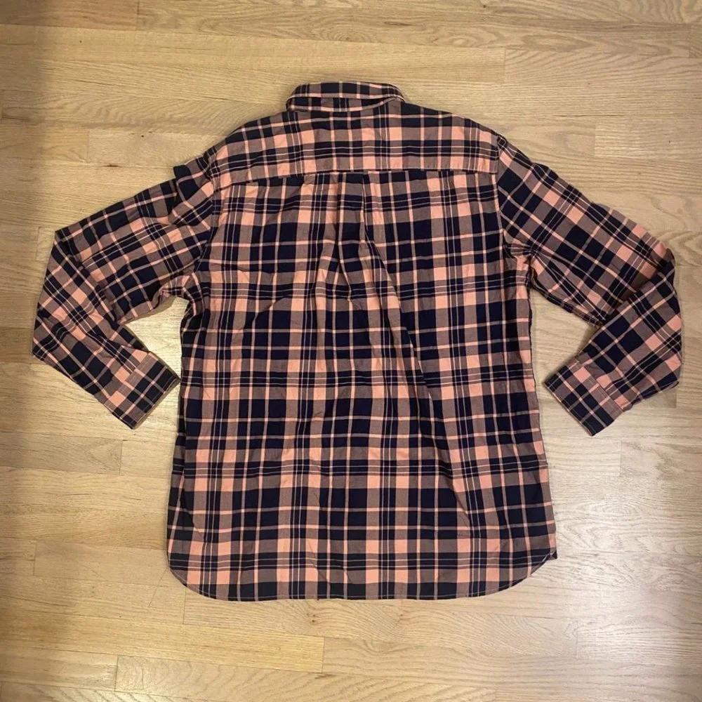 The North Face Hayden‎ Pass 2.0 Pink Navy Plaid Button Up Casual Shirt Men's XL